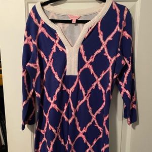 Lilly Pulitzer dress-nautical stripes